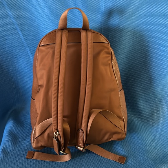 Coach Brown Leather Backpack - Picture 3 of 6